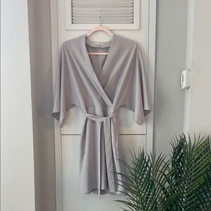 OAK + FORT Light Grey Kimono Dress